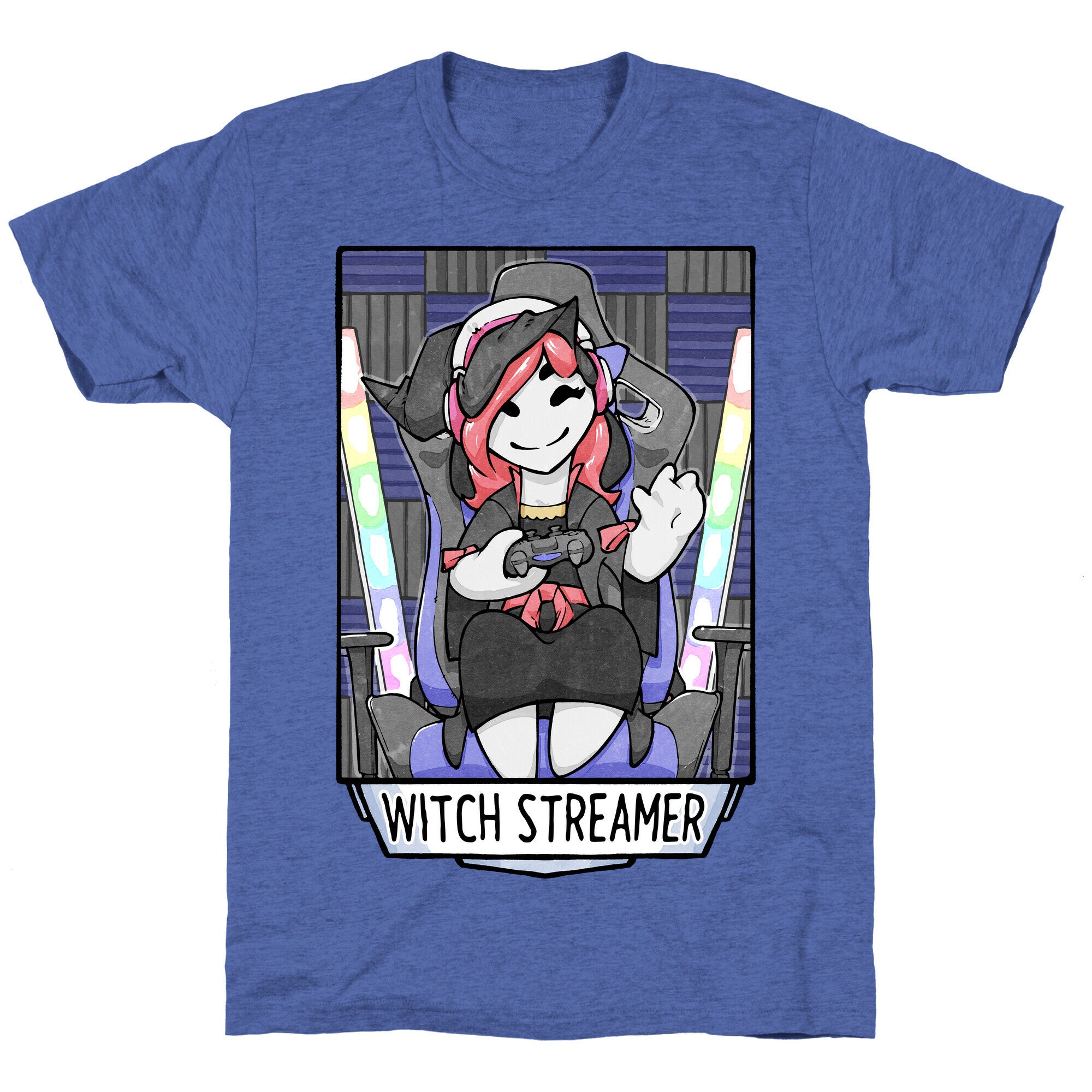 Witch Streamer Unisex Triblend Tee